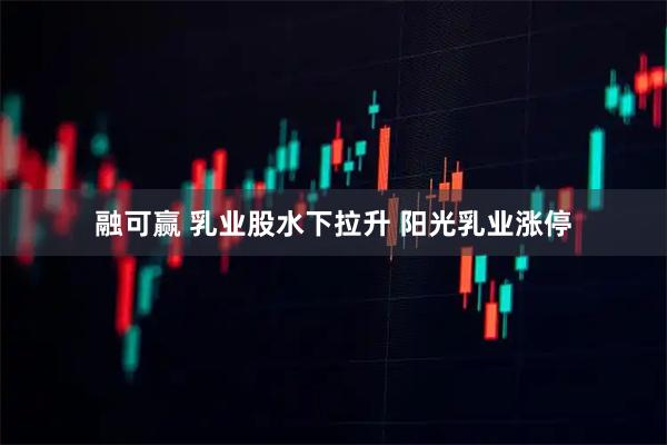 融可赢 乳业股水下拉升 阳光乳业涨停